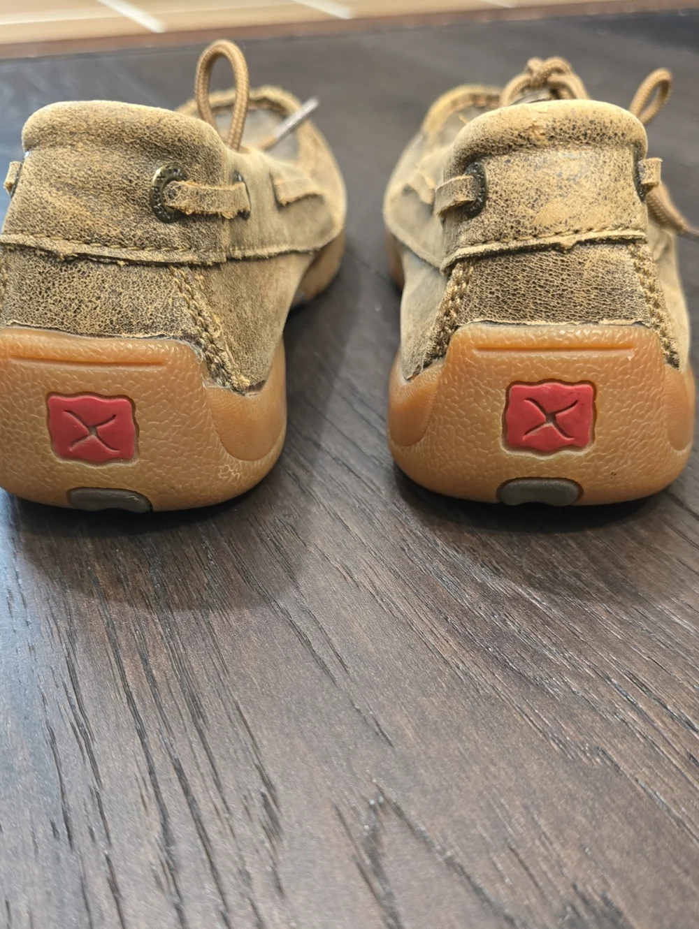 Boys Twisted X Leather Loafers